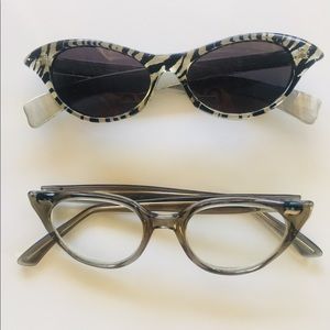 Cat eye glasses reading and sunglasses vintage